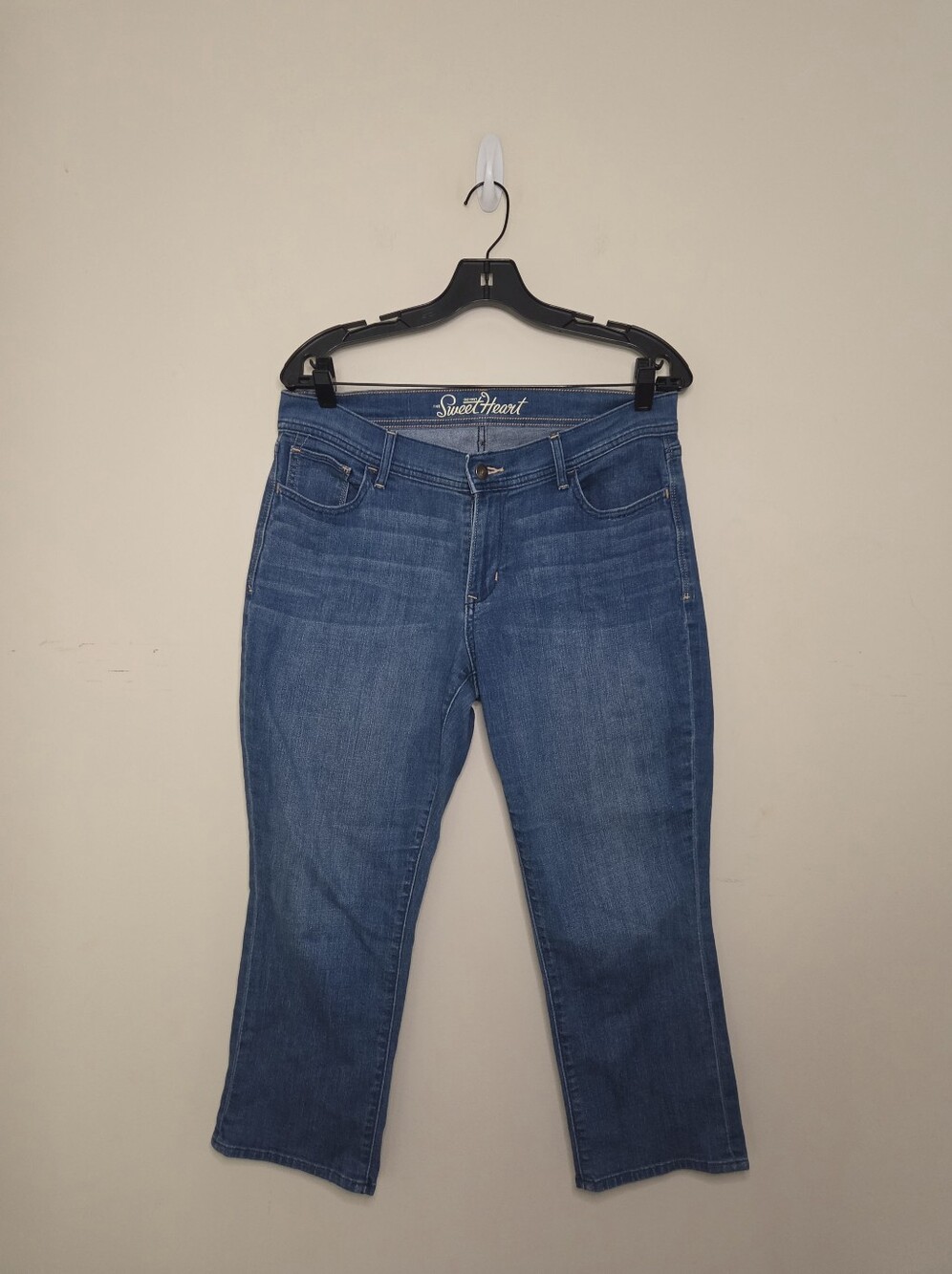 Women's Old Navy The Sweetheart Cropped Jeans Sz 10